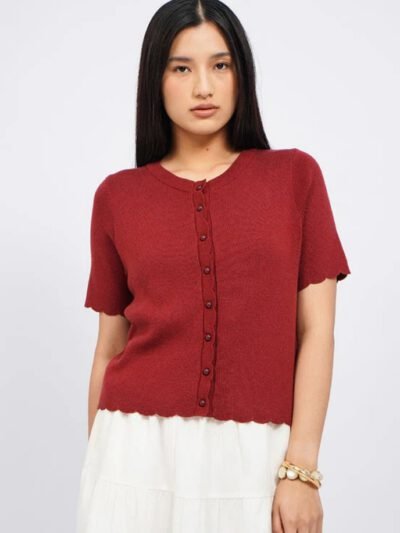 Shierly Fuzzy Knit Blouse