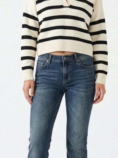 Meili Long Sleeve Collar Knit
